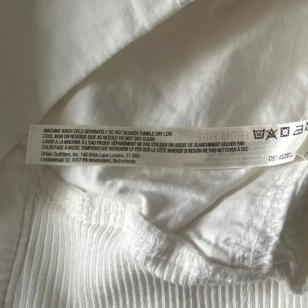 Free People FP Movement Mesmerize Me Solid Pants in White Women's Size M - Picture 6 of 7